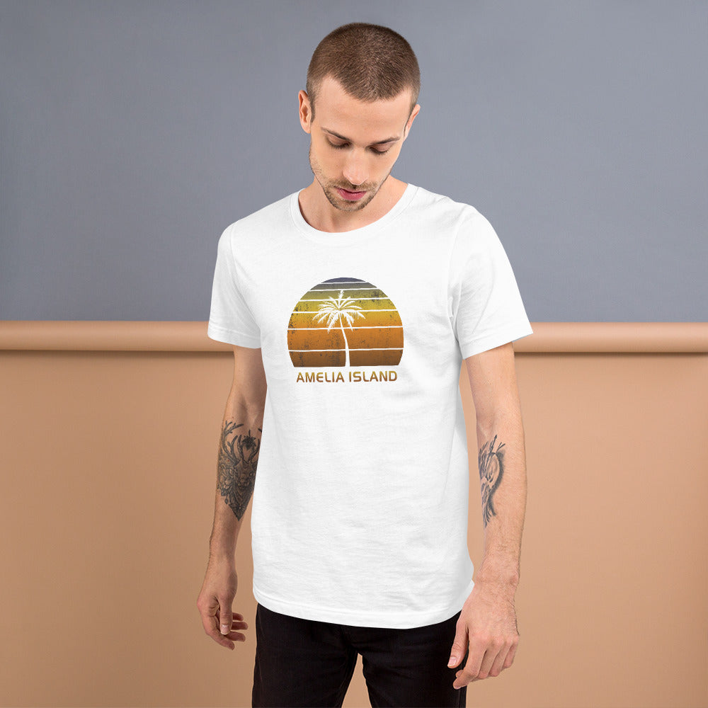 Vintage Amelia Island Florida Beach Sunset Unisex T-Shirt