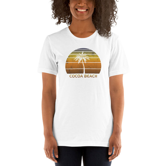 Vintage Cocoa Beach Florida Sunset Unisex T-Shirt