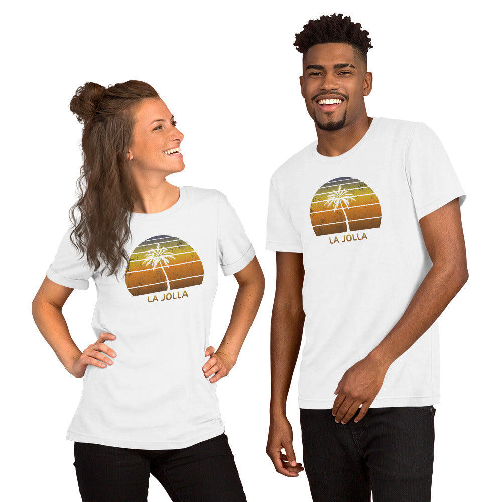 Vintage La Jolla California Beach Sunset Unisex T-Shirt