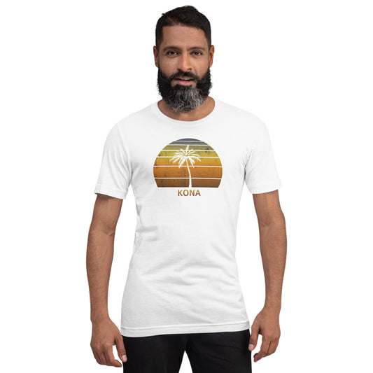 Vintage Kona Big Island Hawaii Sunset Unisex T-Shirt