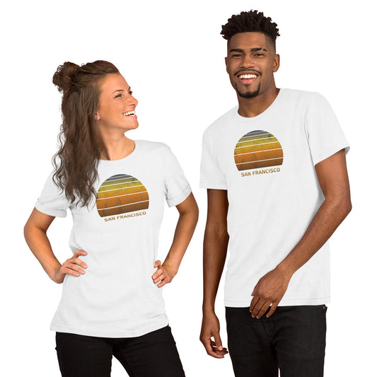 Retro San Francisco California Beach Vacation Souvenir Unisex T-Shirt