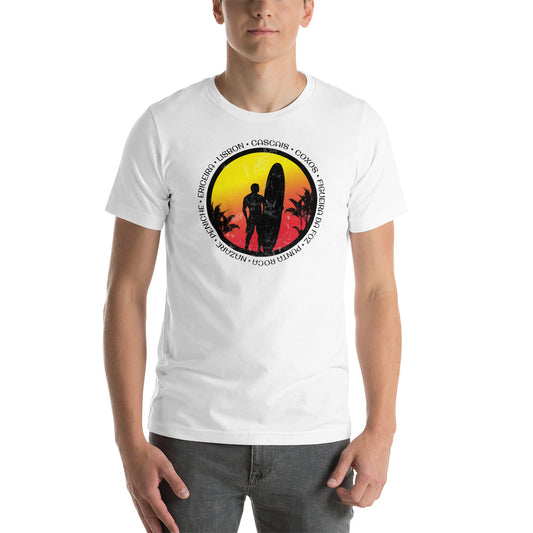 Cool Portugal Surf Fan Surfing Lover Beach Unisex T-Shirt