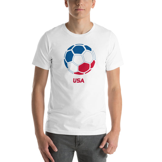 USA United States National Soccer Team Football Pride Country Flag Unisex T-Shirt