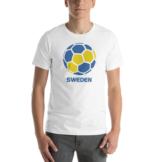 Sweden National Soccer Team Football Pride Country Flag Unisex T-Shirt