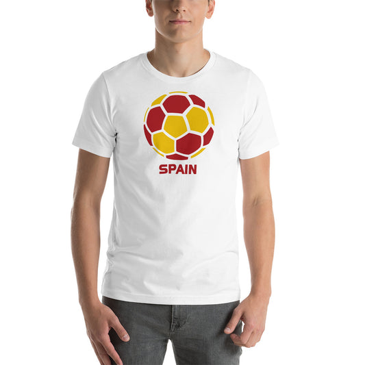 Spain National Soccer Team Football Pride Country Flag Unisex T-Shirt