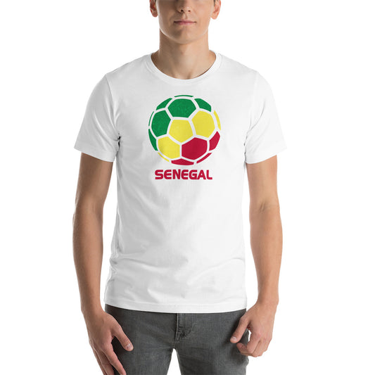 Senegal National Soccer Team Football Pride Country Flag Unisex T-Shirt