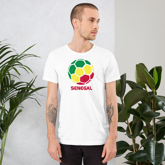 Senegal National Soccer Team Football Pride Country Flag Unisex T-Shirt