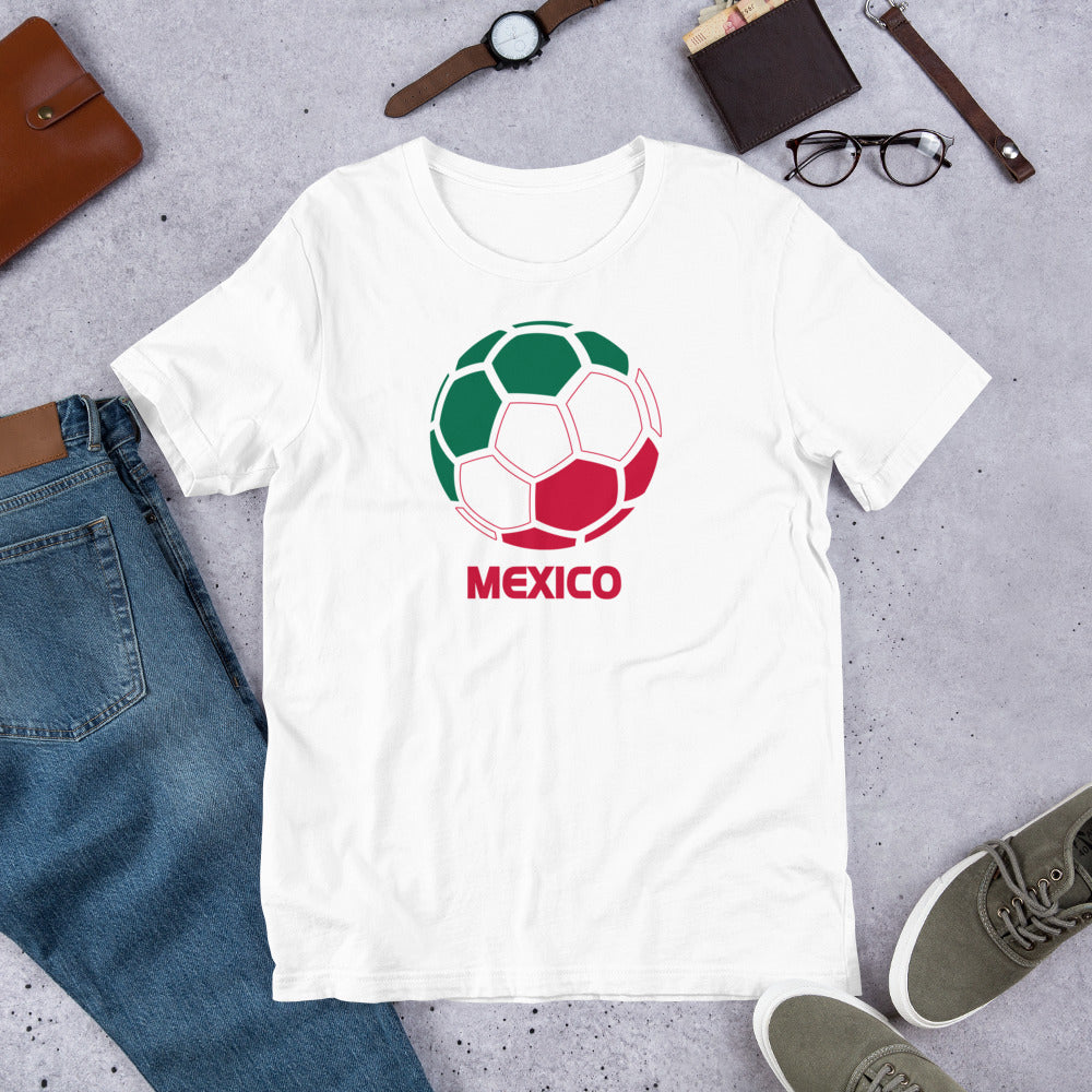 Mexico National Soccer Team Football Pride Country Flag Unisex T-Shirt