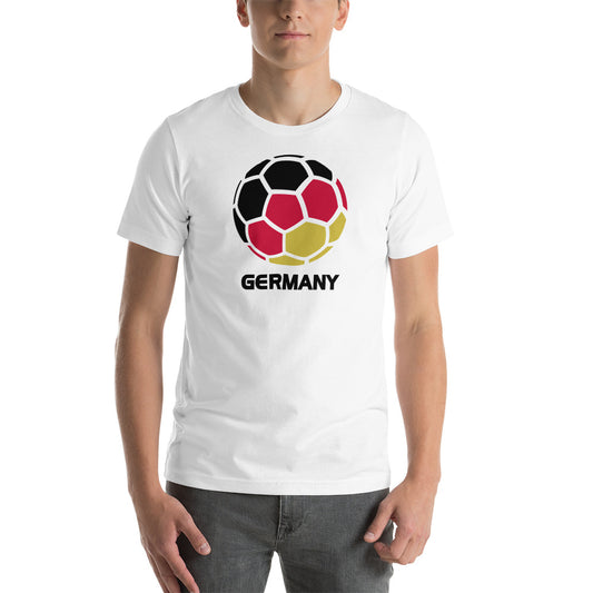 Germany National Soccer Team Football Pride Country Flag Unisex T-Shirt