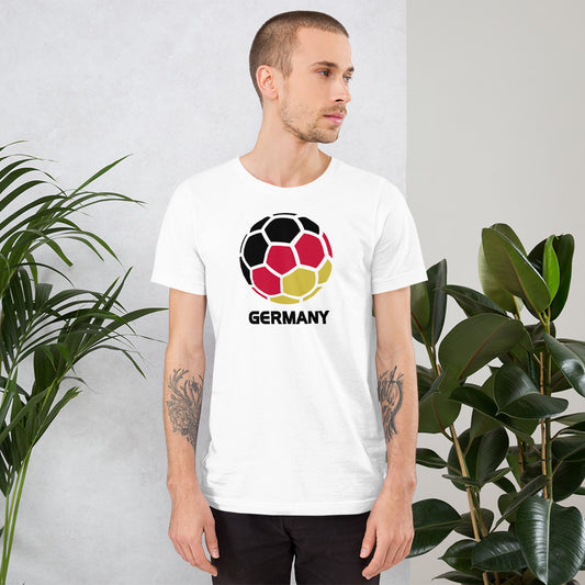 Germany National Soccer Team Football Pride Country Flag Unisex T-Shirt