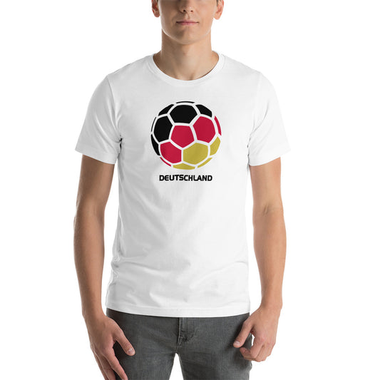 Deutschland National Soccer Team Football Pride Country Flag Unisex T-Shirt