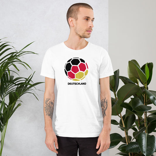 Deutschland National Soccer Team Football Pride Country Flag Unisex T-Shirt