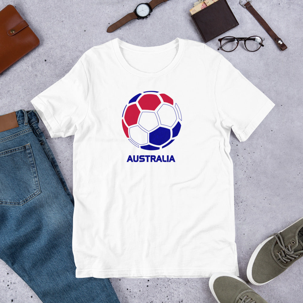 Australia National Soccer Team Football Pride Country Flag Unisex T-Shirt