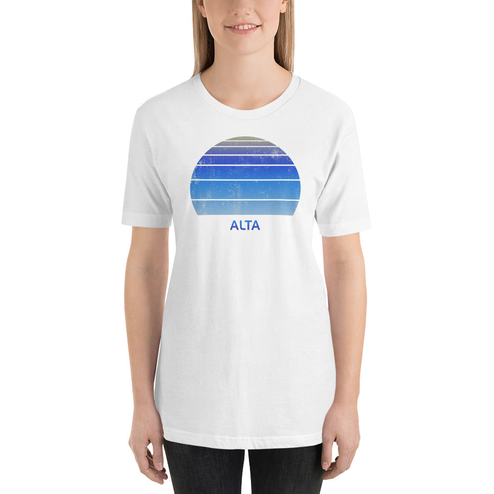 Retro Alta Utah Ski Skiing Fan Unisex T-Shirt