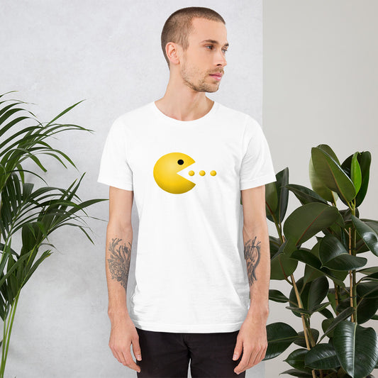 Retro Old School Video Game Fan Arcade Pac Man Gamer Unisex T-Shirt