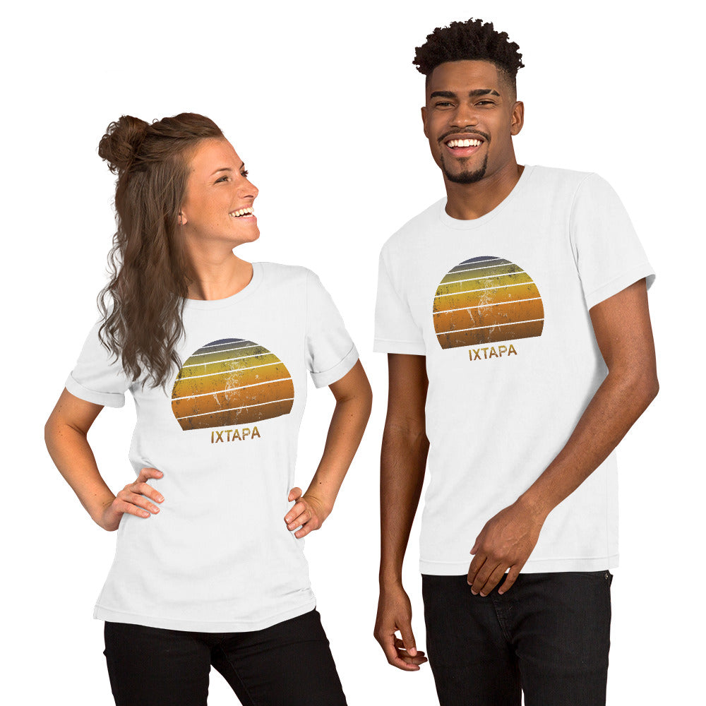 Retro Ixtapa Mexico Mexican Beach Vacation Souvenir Unisex T-Shirt