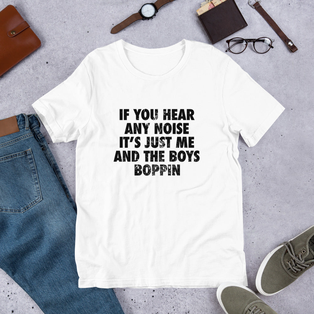 New York Baseball Fan Funny NY Boys Boppin Quote Unisex T-Shirt