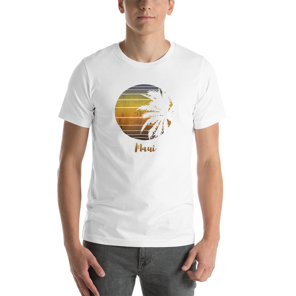 Retro Maui Hawaii Hawaiian Beach Vacation Souvenir Unisex T-Shirt