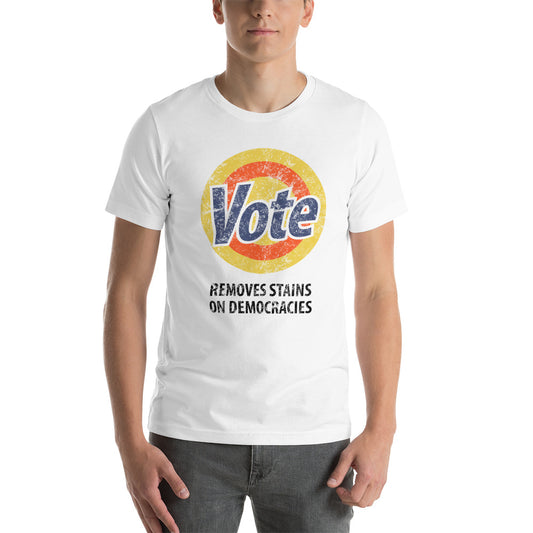 Vote Parody Political Democrats Funny Joke Anti Trump Unisex T-Shirt