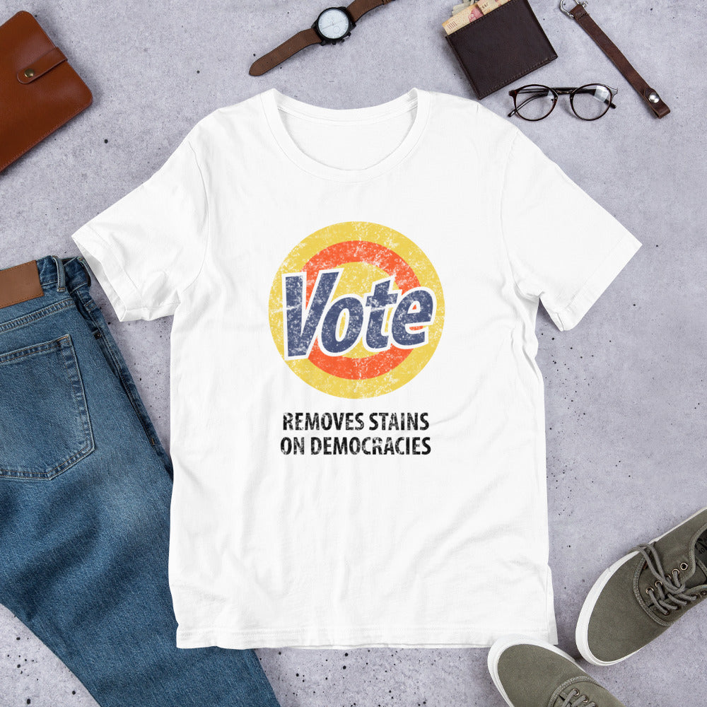 Vote Parody Political Democrats Funny Joke Anti Trump Unisex T-Shirt