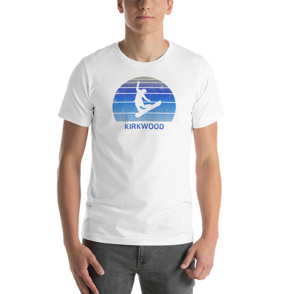 Retro Kirkwood California Snowboarding Fan Unisex T-Shirt