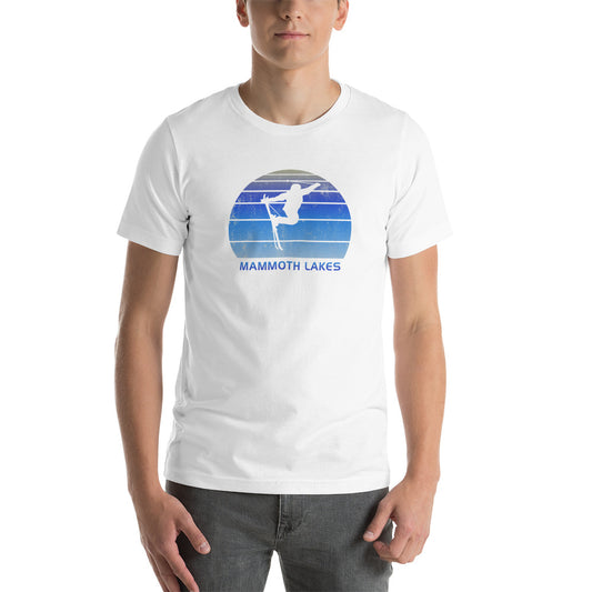 Retro Mammoth Lakes California Skiing Fan Unisex T-Shirt