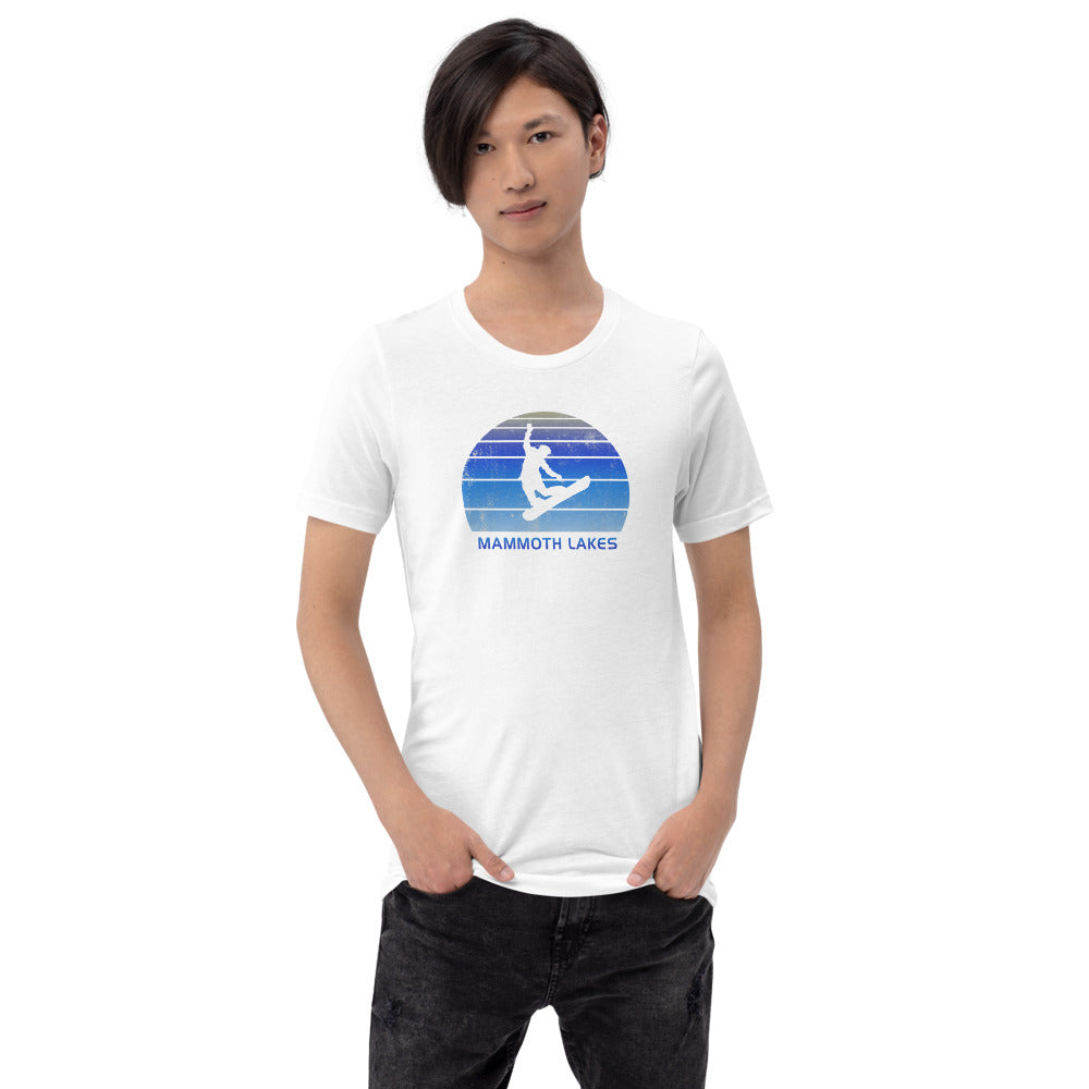 Retro Mammoth Lakes California Snowboarding Fan Unisex T-Shirt