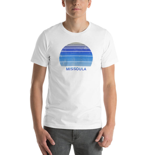 Retro Missoula Montana Ski Skiing Fan Unisex T-Shirt