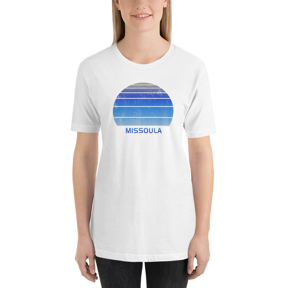 Retro Missoula Montana Ski Skiing Fan Unisex T-Shirt