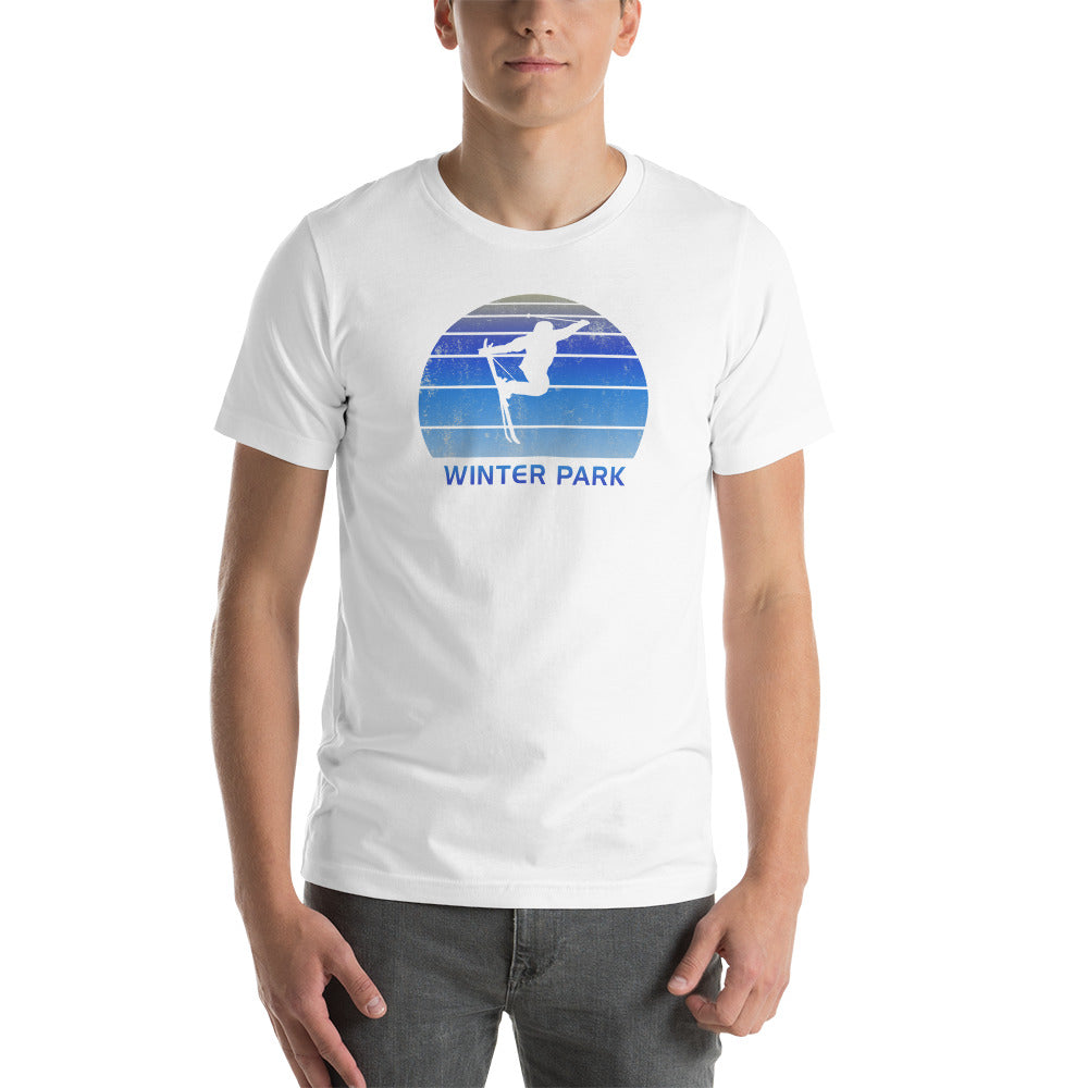 Retro Winter Park Colorado Skiing Fan Unisex T-Shirt