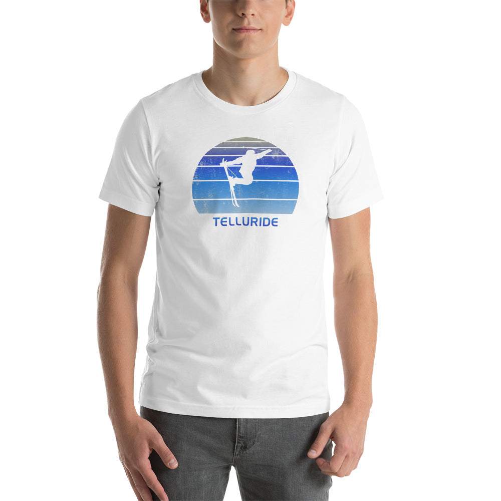 Retro Telluride Colorado Skiing Fan Unisex T-Shirt