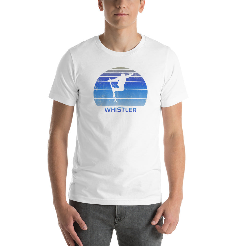 Retro Whistler Canada Skiing Fan Unisex T-Shirt