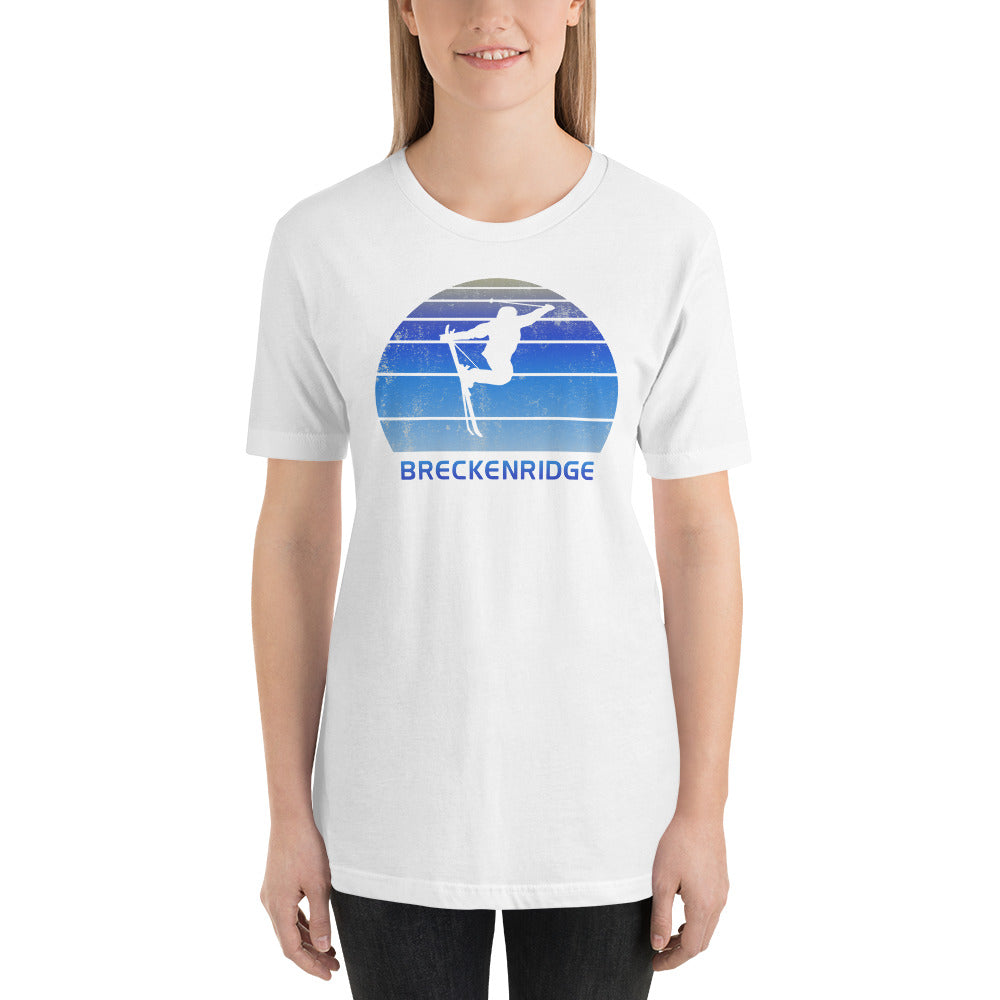 Retro Breckenridge Colorado Skiing Fan Unisex T-Shirt