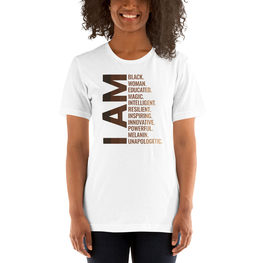 Black Women African American Pride Quote Unisex T-Shirt