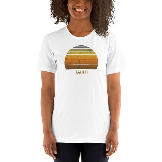 Retro Tahiti French Polynesia Vacation Souvenir Unisex T-Shirt