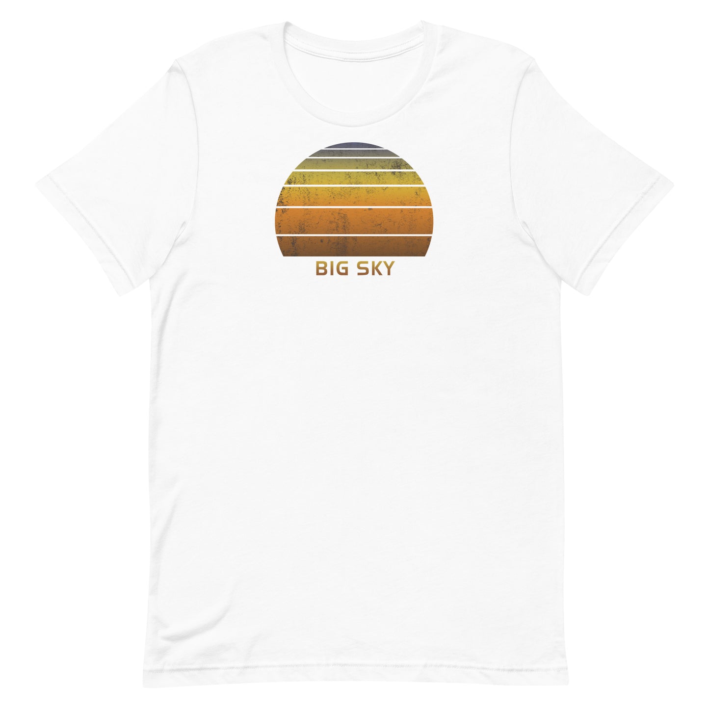 Retro Big Sky Montana Vacation Souvenir Unisex T-Shirt