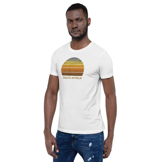 Retro South Africa Vacation Souvenir Sunset Vintage Unisex T-Shirt