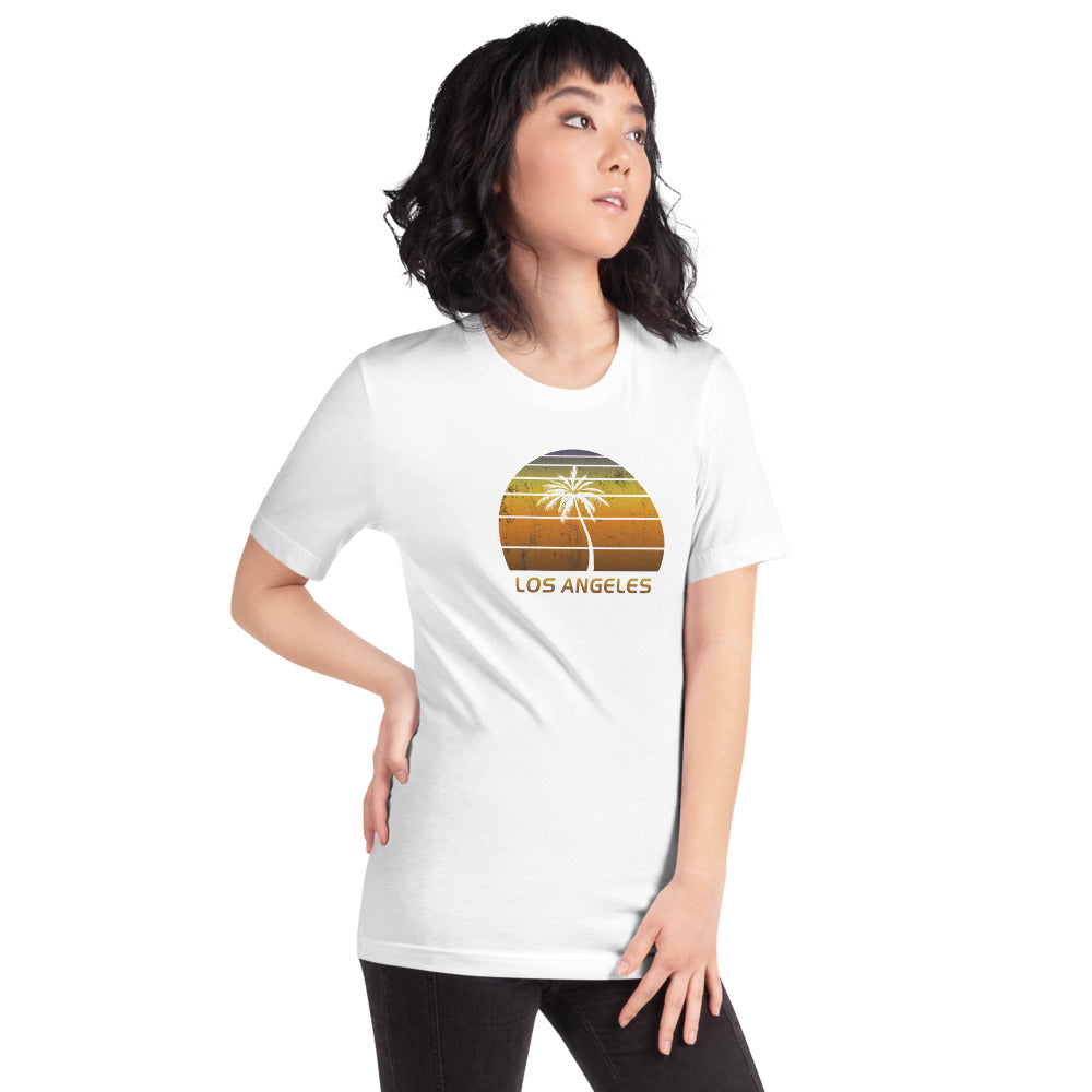 Vintage Los Angeles California Beach Sunset Unisex T-Shirt