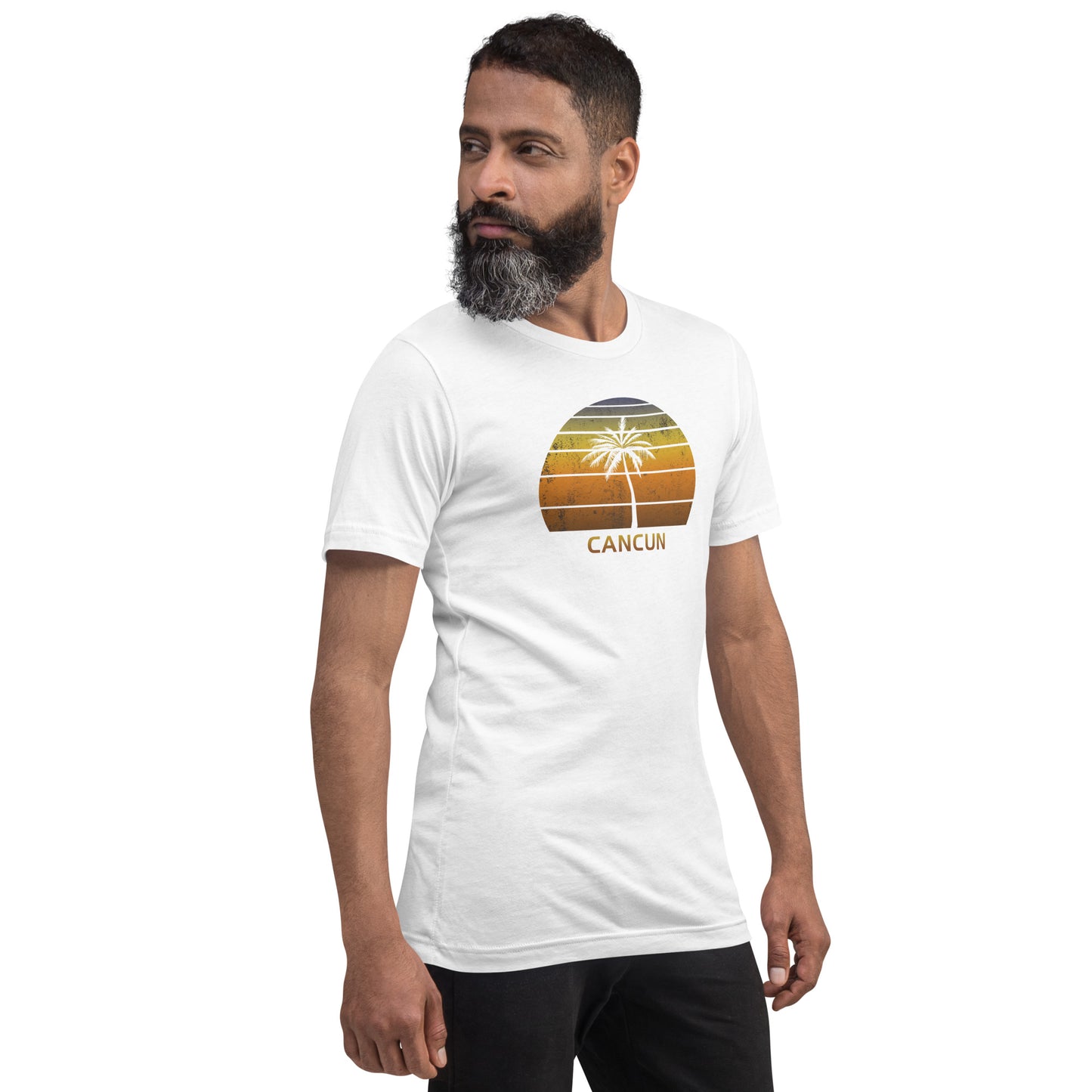 Vintage Cancun Mexico Sunset Unisex T-Shirt