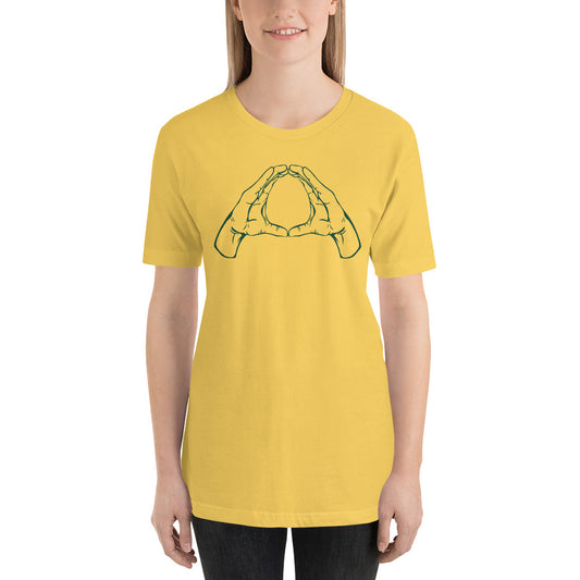 Oregon O Hand Sign Football Gesture Fan Unisex T-Shirt