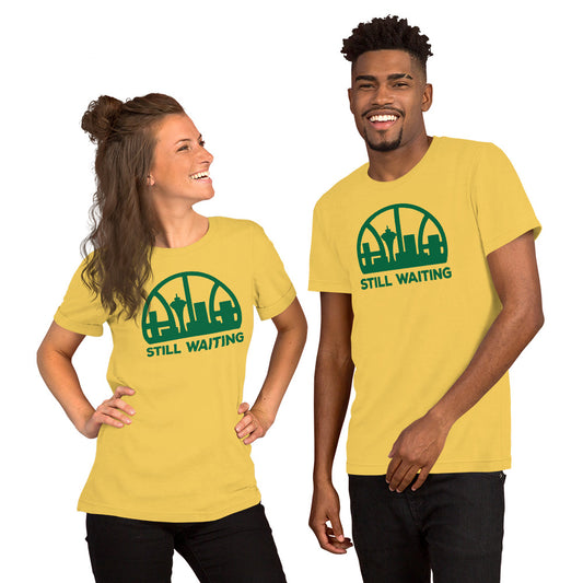 Seattle Basketball Fan Still Waiting Quote Unisex T-Shirt