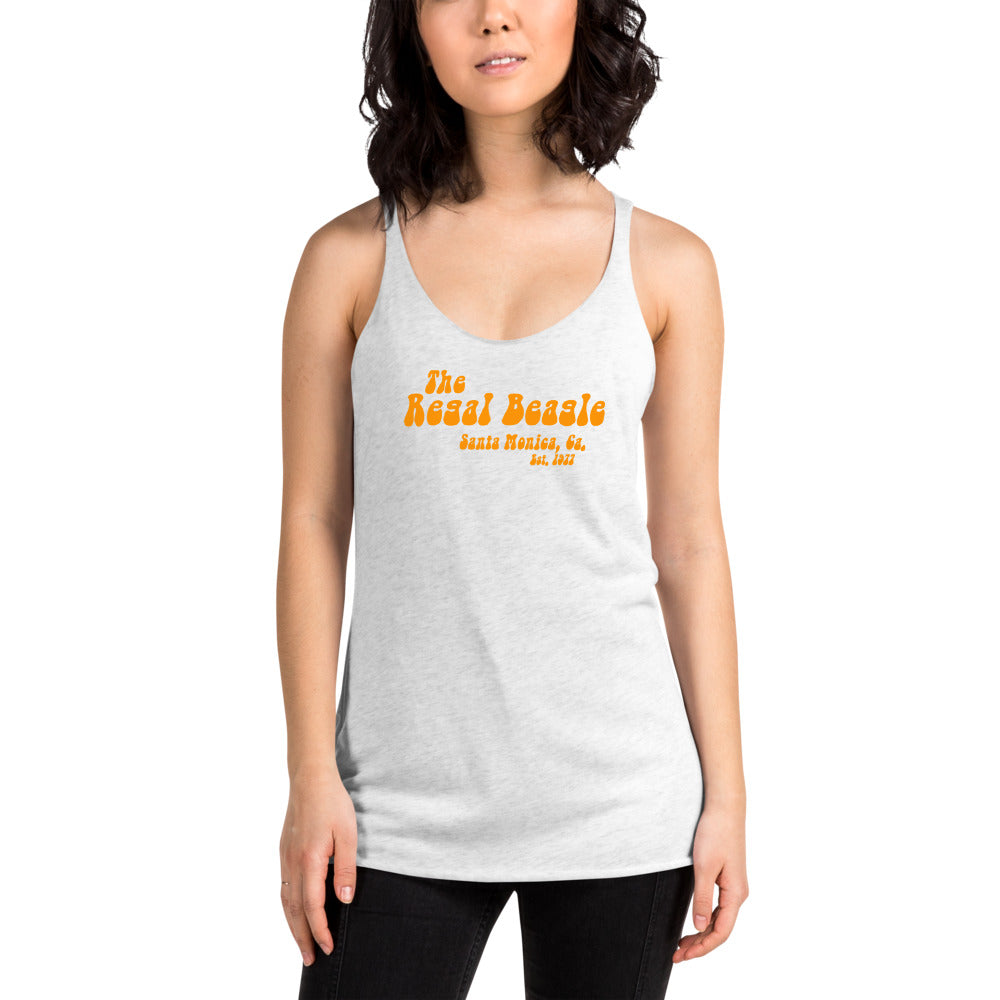 Regal Beagle Old School 70s Sitcom TV Show Women's Racerback Tank Top