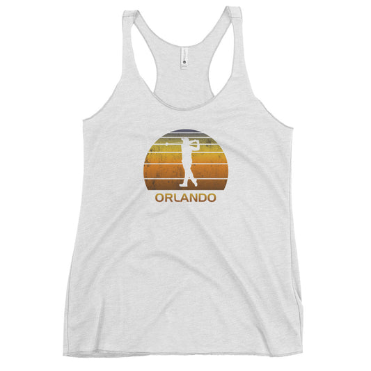 Orlando Florida Golf Fan Golfer Women's Racerback Tank Top