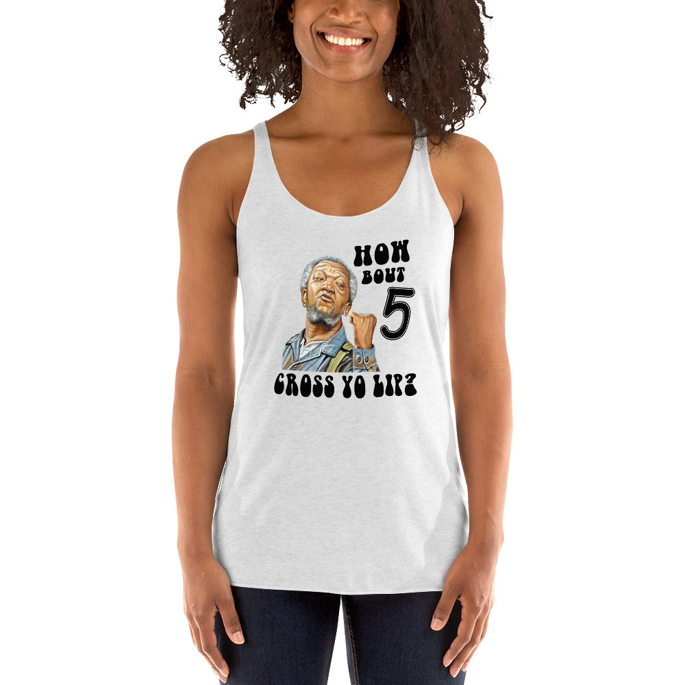 Funny Old School 70s Sanford Sitcom Comedy TV Show Women's Racerback Tank Top