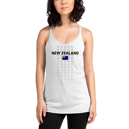 New Zealand National Soccer Football Team Kiwi Fan Women's Racerback Tank Top