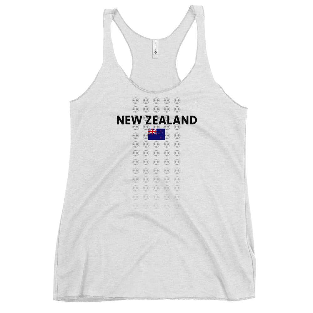 New Zealand National Soccer Football Team Kiwi Fan Women's Racerback Tank Top