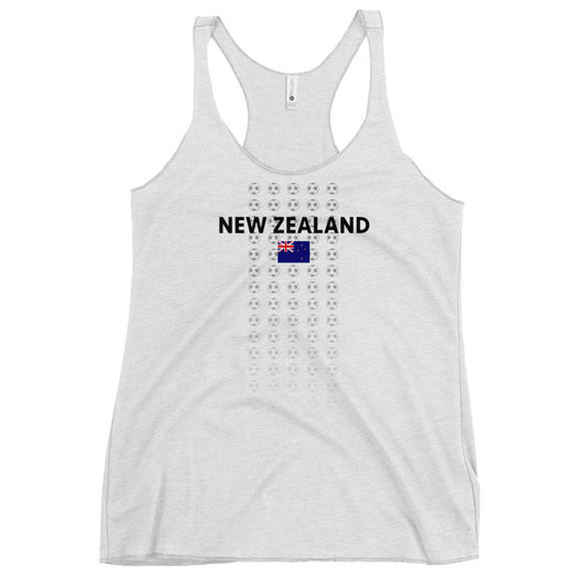 New Zealand National Soccer Football Team Kiwi Fan Women's Racerback Tank Top