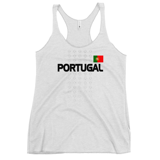 Portuguese National Soccer Football Team Portugal Fan Women's Racerback Tank Top