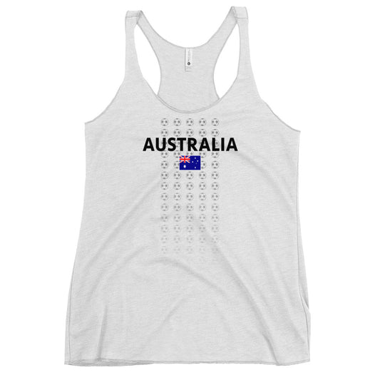 Australian National Soccer Football Team Australia Fan Women's Racerback Tank Top