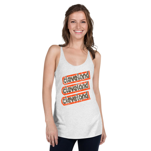Cleveland Native Football Fan Women's Racerback Tank Top